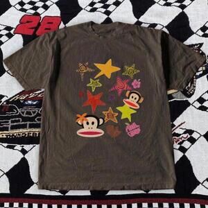 Gildan Men Brown T-Shirt, Paul Frank Brown Graphic Tee